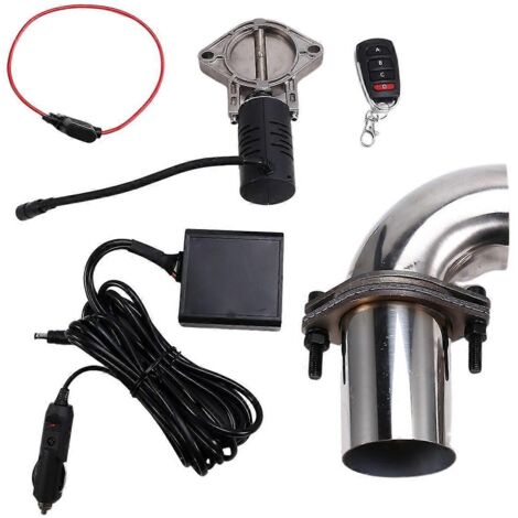 Kit de soupape de dérivation pour silencieux d'échappement, ensemble de soupapes de dérivation d'échappement 63 mm (1/5)