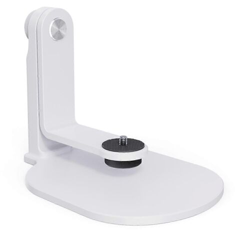 Support de projecteur de bureau avec rotation à 360° et fixation par vis 1/4 po (blanc) (1/5)