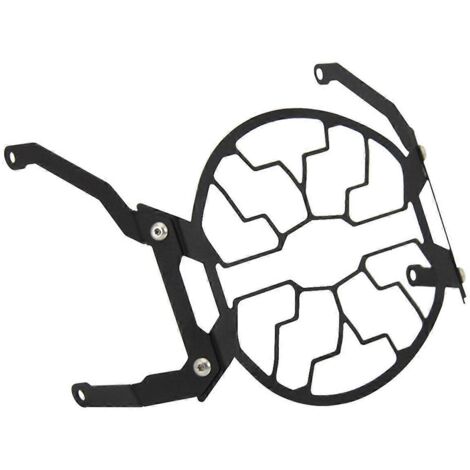 Grille de protection de phare de moto, cache de protection pour noir (1/5)