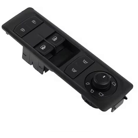 Interrupteur de lève-vitre électrique pour voiture MAN (conduite à gauche), noir, référence 81626305177 (1/5)
