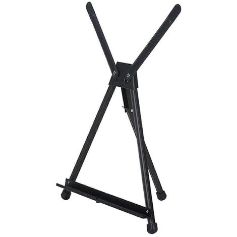 chevalet de table, support en métal pour peinture et exposition. (1/5)
