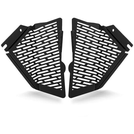 Grille de protection de radiateur pour réservoir d'eau de moto, noire (1/5)