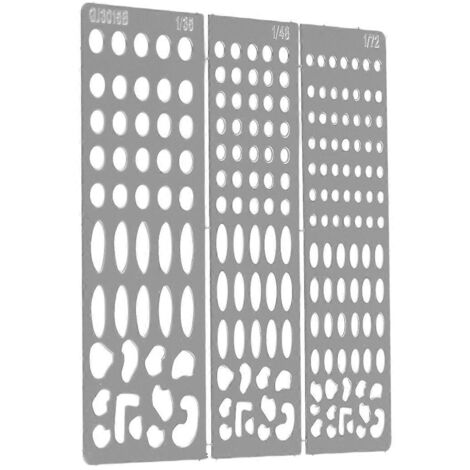 Outil de gabarit de plantation de gazon statique à l'échelle pour FlockSilver électrostatique (1/5)