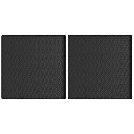 Lot de 2 housses pour lave-linge et sèche-linge, protection de plan de travail pour sèche-linge, noir (1/5)