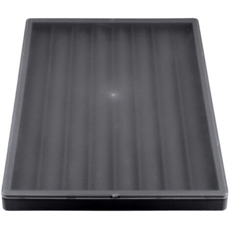Boîte de rangement étanche pour touches de clavier avec couvercle, noire (1/5)