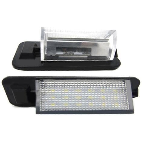 Ampoules LED blanches pour éclairage de plaque d'immatriculation E36A (voir illustration) (1/5)
