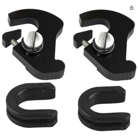 Kit de verrouillage de porte-bagages rotatif pour sissy bar, douille de pointage, œillet noir (1/5)