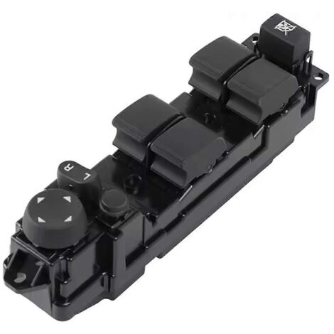 Interrupteur de lève-vitre électrique pour voiture, accessoires auto pour conduite à gauche, noir (1/5)
