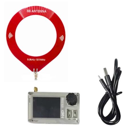 Mini radio TEF6686 avec antenne cadre ESP32, radio à bande complète (voir photo) (1/5)