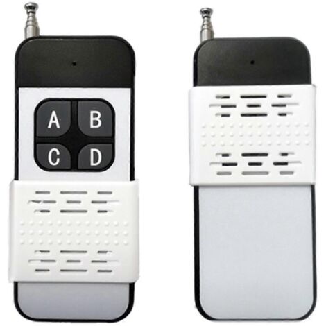 Interrupteur à distance sans fil RF 433 MHz pour porte de garage à 4 touches EV1527 (comme illustré) (1/5)
