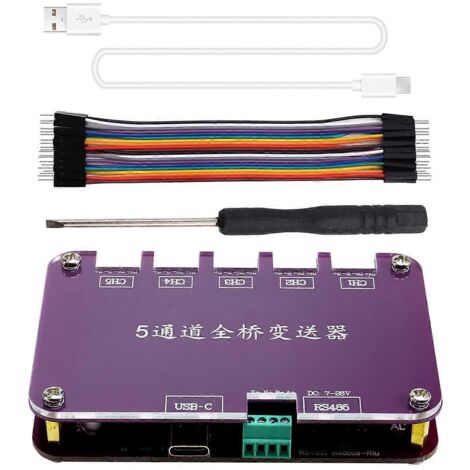 Jauge de contrainte à pont complet haute précision RS485 (violette) (1/5)