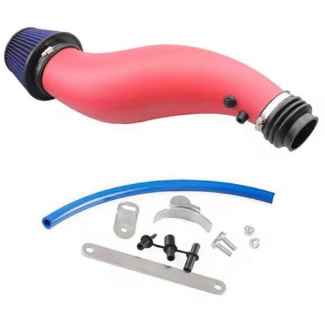Kit de filtre à air d'admission d'air modifié pour voiture rouge (1/5)