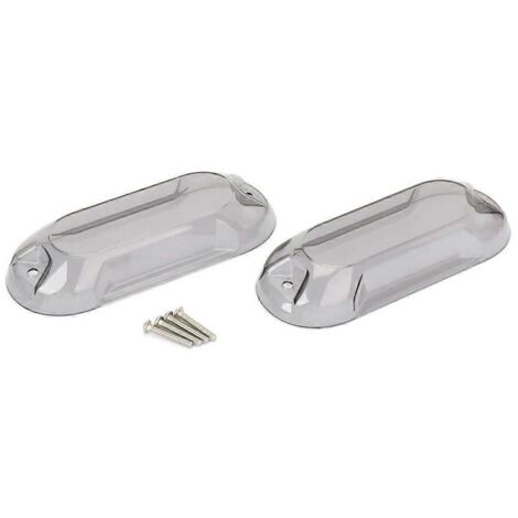 Grille de protection pour feu auxiliaire de moto grise (1/5)