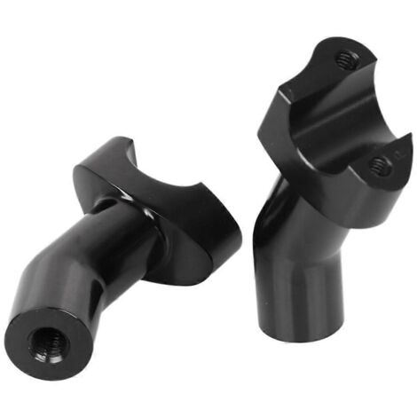 Rehausseurs de guidon de 3,5 pouces de haut pour Softail, noirs (1/5)