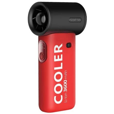 Ventilateur à réaction turbo violent à main haute vitesse rouge (1/5)