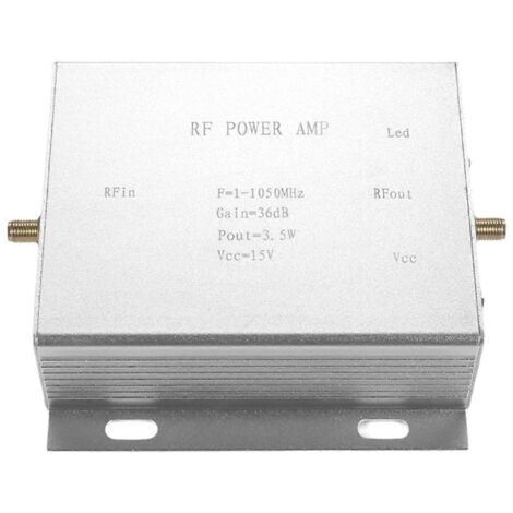 Amplificateur de puissance RF 1-1050 MHz 3,5 W pour radioamateur DTMB RF (argent) (1/5)