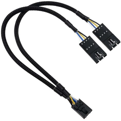 Répartiteur RGB pour ventilateur Lighting Node Core 4 broches mâle vers femelle (noir) (1/5)