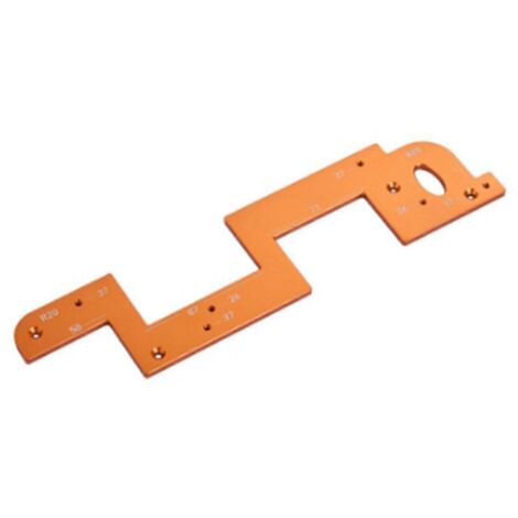 Outil de rainurage pour armoires, poignée, moule à rainurer, orange (1/5)