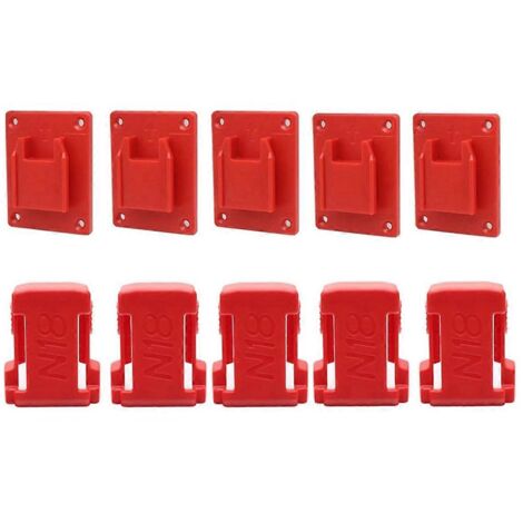Supports d'outils pour batteries 18 V, supports de batterie WallRed (1/5)