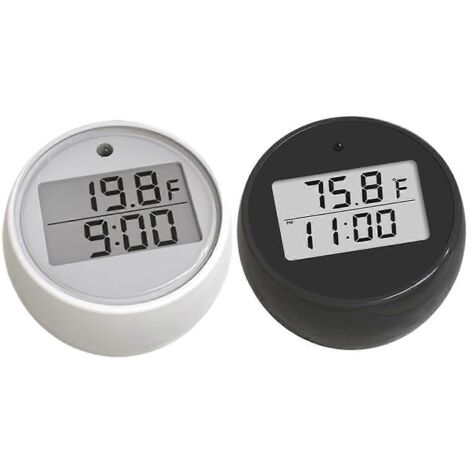 Thermomètre de bain de glace multifonction 2 en 1 Noir/Blanc