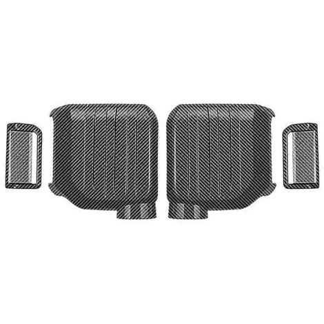 Coque de rétroviseur extérieur en fibre de carbone pour Prado LC250 2024, motif fibre de carbone (1/5)