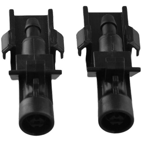 Lot de 2 gicleurs de lave-glace avant pour voiture 76810-TA0-A01 (noir) (1/5)