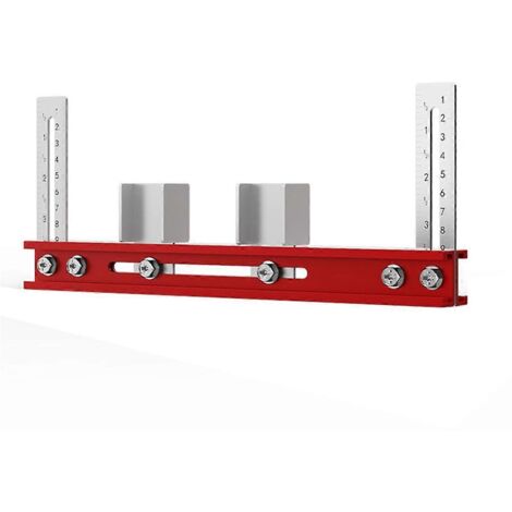 Localisateur de perçage pour installation de bras articulés de penderie (rouge) (1/5)