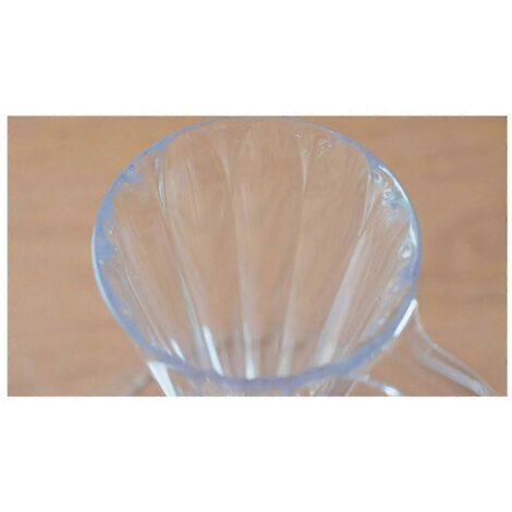 Filtre à café en forme de pétale, en papier filtre, transparent (voir photo) (1/5)