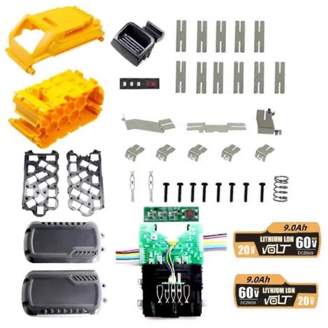 Boîtier en plastique DCB609 pour batterie 15x18650 Flexvolt 20V 60VAs (illustré) (1/5)