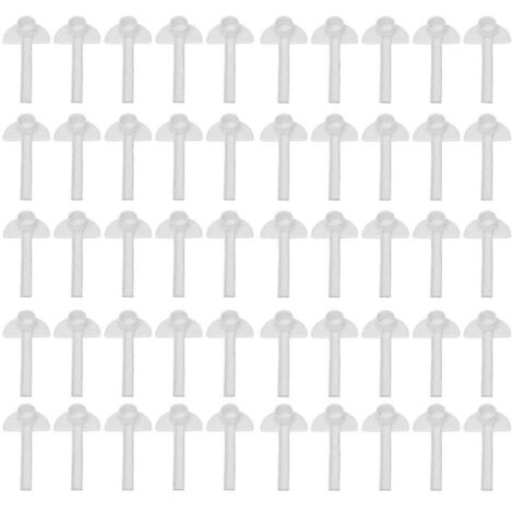 Lot de 50 abreuvoirs en forme de bec de canard pour abeilles, blancs, pour apiculteurs (1/5)