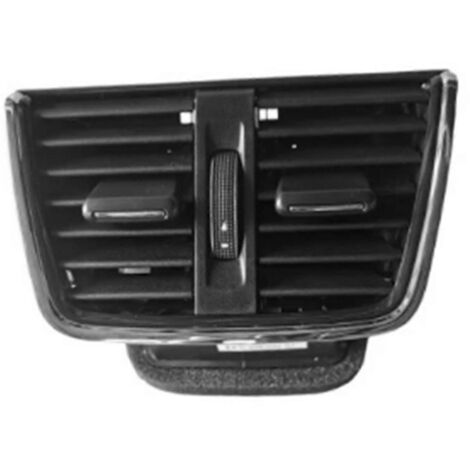 Ensemble de sortie de climatisation arrière de voiture, panneau de sortie de climatisation, grille noire (1/5)
