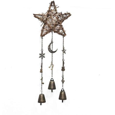 Clochettes de sorcière décoratives à suspendre aux portes, en bronze, comme illustré (1/5)