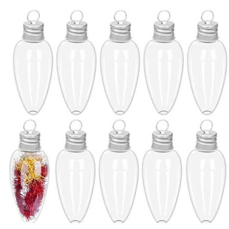 Décorations de Noël en plastique pour la maison et les fêtes de Noël (10 pièces, comme illustré) (1/5)
