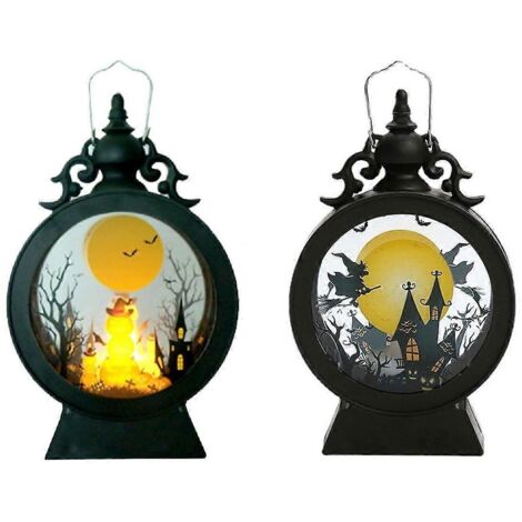 Lanterne fantôme portable à LED pour Halloween (modèle présenté) (1/5)
