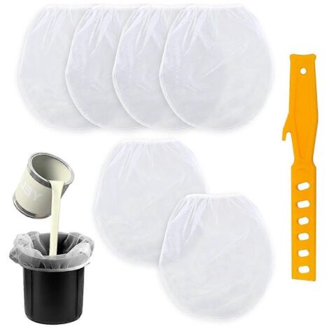 Lot de 6 sacs filtrants pour peinture de 2 gallons, pour le jardinage et la peinture (voir photo). (1/5)