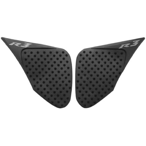 Protections latérales antidérapantes pour réservoir de YZF-R3 (2015-2017), noires (1/5)