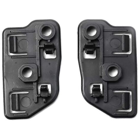 paire de petits supports de pare-chocs avant 670004458 670004442 Noir (1/5)
