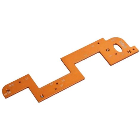 Moule à rainurer pour poignées de meubles, moule à rainurer en alliage d'aluminium, outils de rainurage (voir illustration) (1/5)