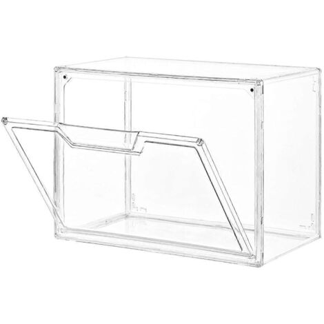 Lot de 1 boîte de rangement transparente avec couvercle (voir photo) (1/5)