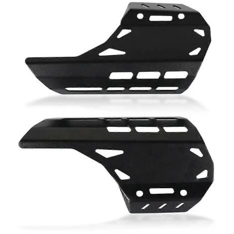 Protections de fourche avant pour moto, noires (1/5)