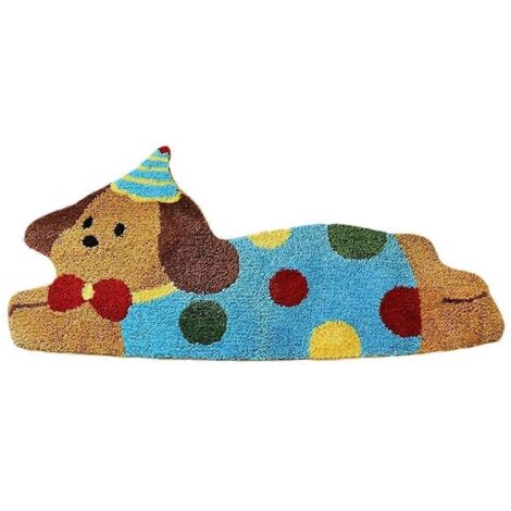 Tapis de porte amusant avec motif teckel et chien de dessin animé (comme sur la photo) (1/5)