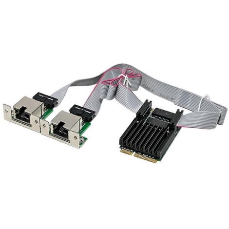 Carte réseau Gigabit double port RJ45 pour serveur, adaptateur NIC Gigabit (voir illustration) (1/5)