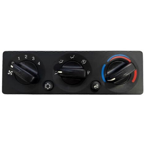 Panneau de commande CVC Q21-6119 Module de commande de climatisation Interrupteur de chauffage AC Noir (1/5)