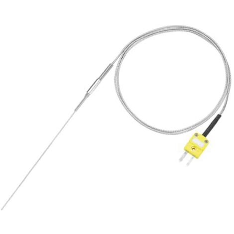 Sonde de température pour compteur -50 à 1100 °C, câble de 1 m (3,3 pi) 0,5 x 150 mm (voir illustration) (1/5)