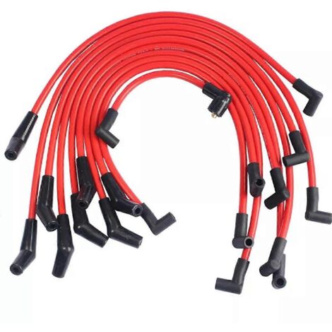Jeu de câbles d'allumage M-12259-C301 pour voiture rouge (1/5)