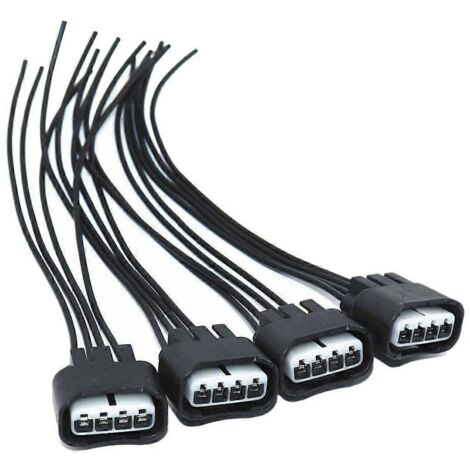 Faisceau de réparation de connecteurs de bobine d'allumage (4 pièces) pour noir (1/5)