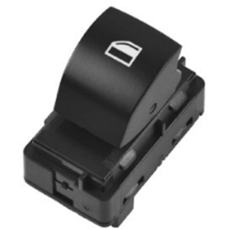 Interrupteur de commande de lève-vitre électrique pour BMW Série 5 (conduite à gauche), noir (1/5)