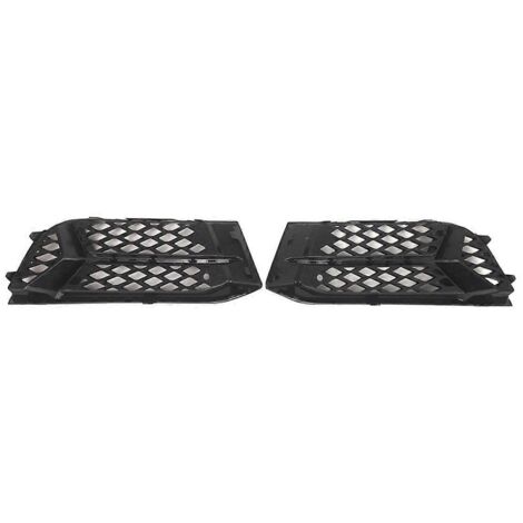 Grille de pare-chocs avant antibrouillard (paire) pour Audi A3 Berline 2017-2020, noire (1/5)