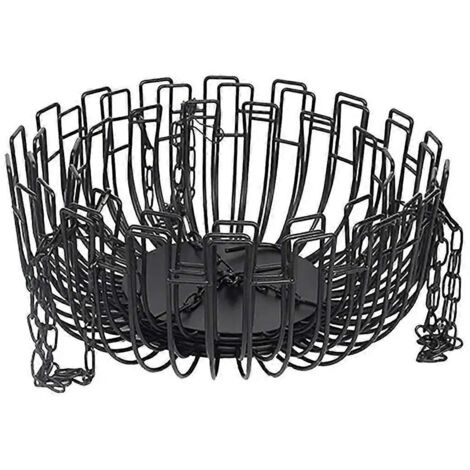 Panier à fruits et légumes de cuisine, corbeille à fruits, porte-fruits noir (1/5)