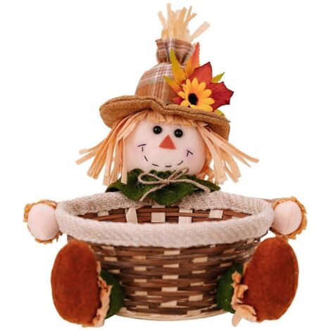 Poupée de saison des récoltes, panier de bonbons, panier de fruits, poupée mignonne BAs présentée (1/5)
